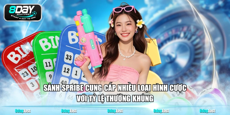 Sảnh Spribe cung cấp nhiều loại hình cược với tỷ lệ thưởng khủng